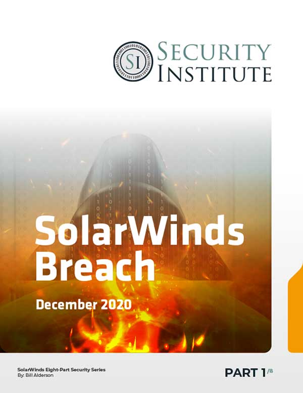 SolarWinds Breach Analyis Cover