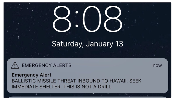 Thoughts On The Hawaii Missile Alert HOPZERO
